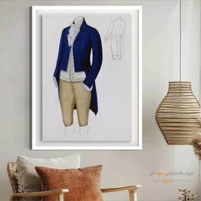 تابلو لاکچری برای علاقه‌مندان به مد - کت و شلوار 1936 – تابلو فشن - اسپو دکور