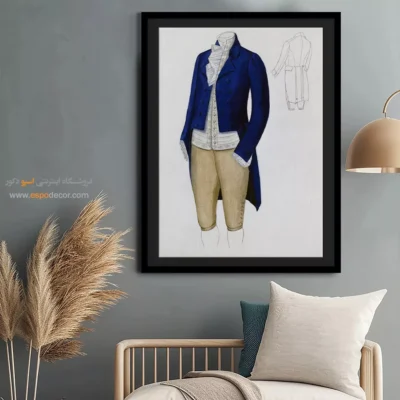 تابلو لاکچری برای علاقه‌مندان به مد - کت و شلوار 1936 – تابلو فشن - اسپو دکور