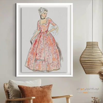 تابلو سالن زیبایی رنگی برای کادو تولد - زیبا – تابلو فشن - اسپو دکور