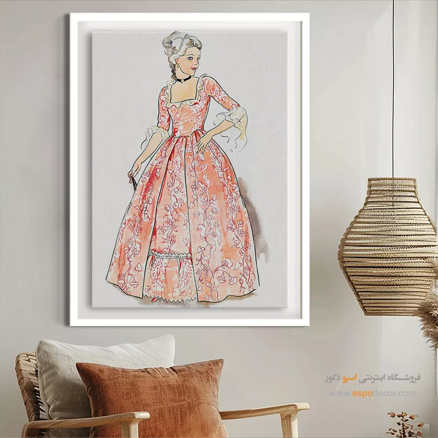 تابلو سالن زیبایی رنگی برای کادو تولد - زیبا – تابلو فشن - اسپو دکور