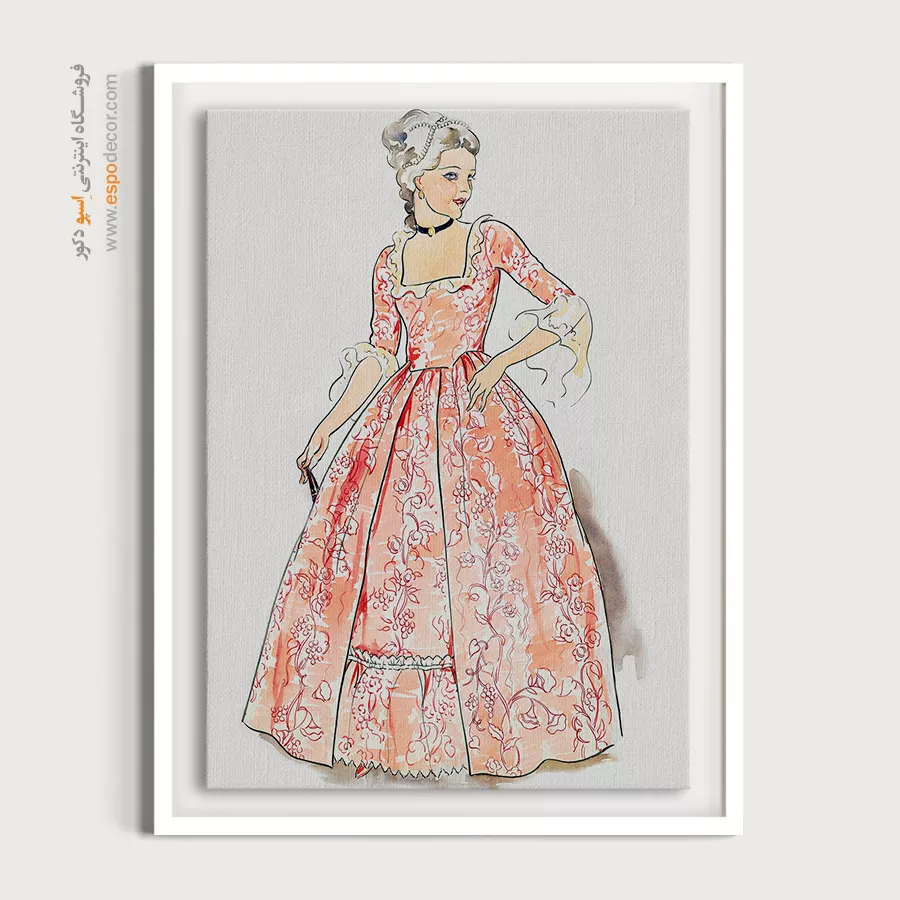 تابلو سالن زیبایی رنگی برای کادو تولد - زیبا – تابلو فشن - اسپو دکور