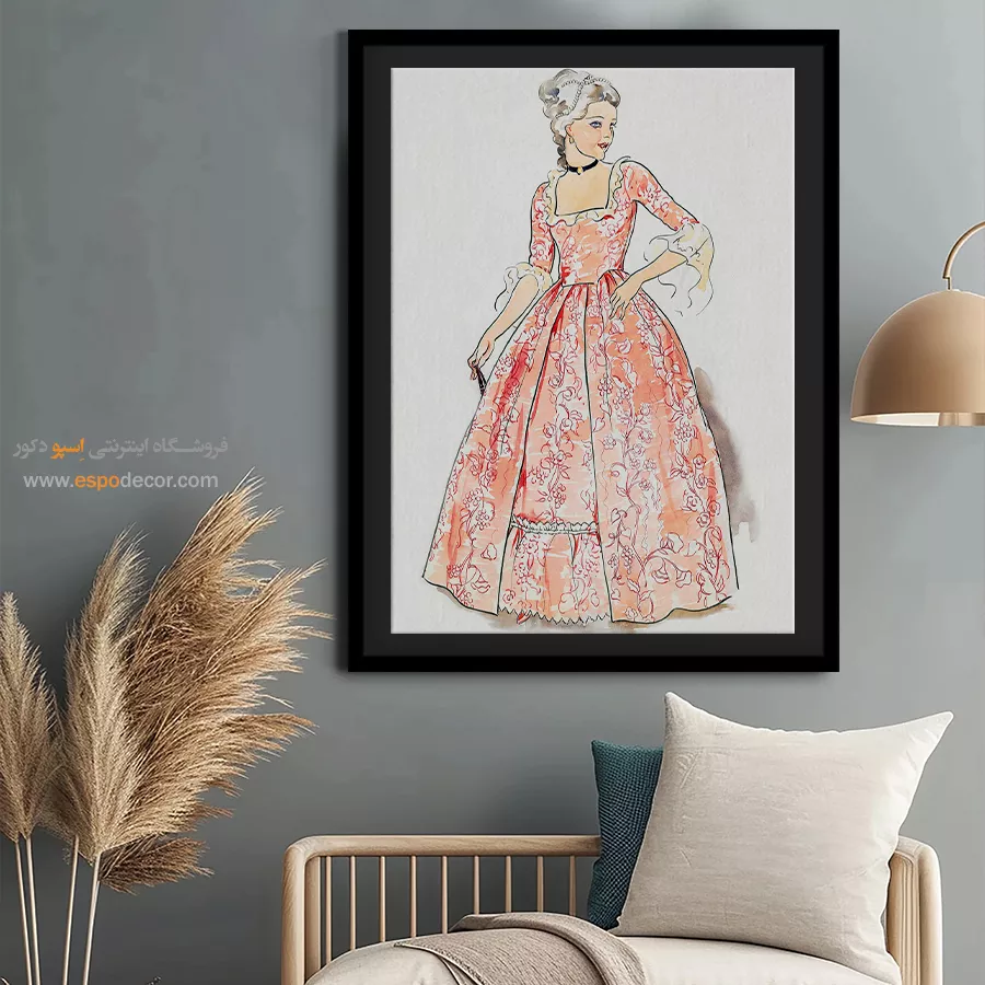 تابلو سالن زیبایی رنگی برای کادو تولد - زیبا – تابلو فشن - اسپو دکور