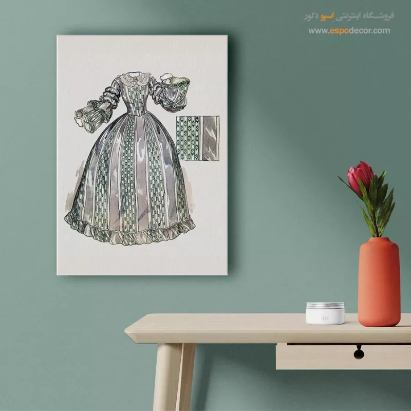 تابلو لاکچری فشن برای بوتیک لباس