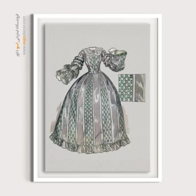 تابلو لاکچری فشن برای بوتیک لباس - لیلیان کوزی – تابلو فشن - اسپو دکور