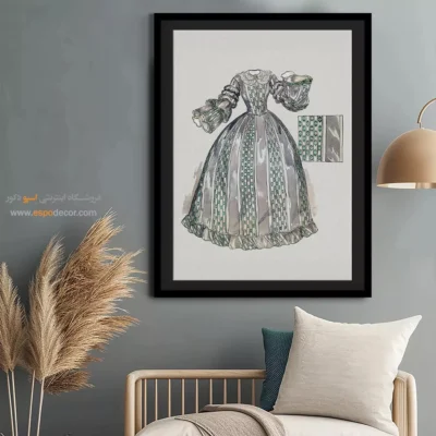 تابلو لاکچری فشن برای بوتیک لباس - لیلیان کوزی – تابلو فشن - اسپو دکور