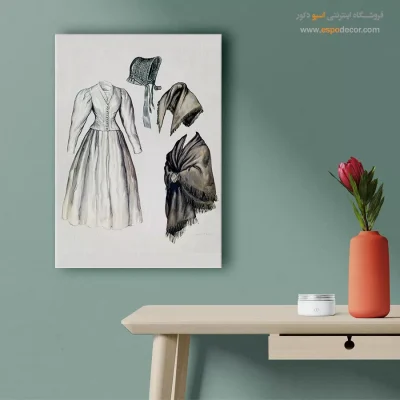 تابلو هنری فشن زنانه برای دیوار پذیرایی