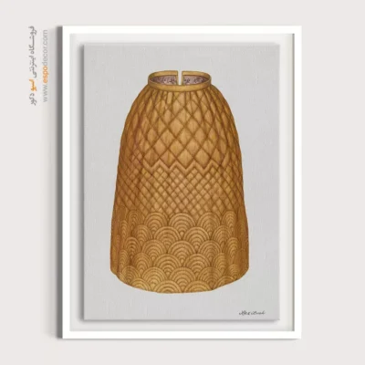 تابلو دخترانه فشن برای اتاق خواب مدرن - دامن ضخیم رکس – تابلو فشن - اسپو دکور