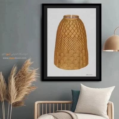 تابلو دخترانه فشن برای اتاق خواب مدرن - دامن ضخیم رکس – تابلو فشن - اسپو دکور