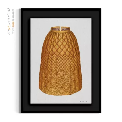 تابلو دخترانه فشن برای اتاق خواب مدرن - دامن ضخیم رکس – تابلو فشن - اسپو دکور