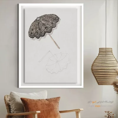 تابلو فشن با کیفیت چاپ بالا برای دکور خانه - چتر ماندال – تابلو فشن - اسپو دکور