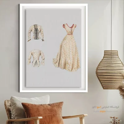 تابلو مدرن برای اتاق خواب مدرن - لوسین وربکه – تابلو فشن - اسپو دکور