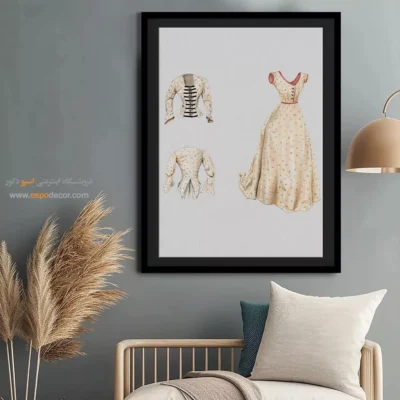 تابلو مدرن برای اتاق خواب مدرن - لوسین وربکه – تابلو فشن - اسپو دکور