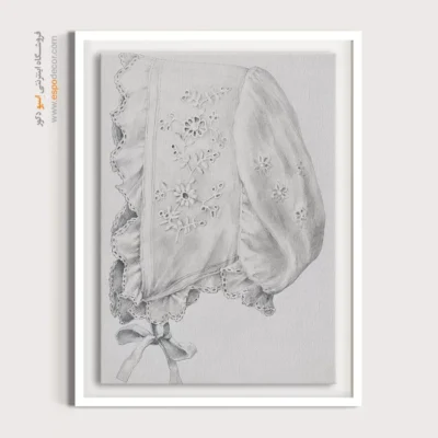 تابلو هنری فشن خلاقانه برای سالن زیبایی - کلاه شبانه – تابلو فشن - اسپو دکور