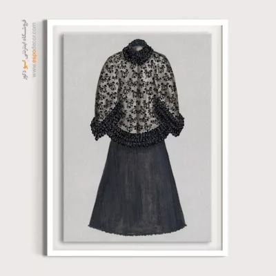 تابلو مدرن برای هدیه خاص - لباس بیلی – تابلو فشن - اسپو دکور