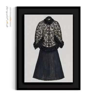 تابلو مدرن برای هدیه خاص - لباس بیلی – تابلو فشن - اسپو دکور