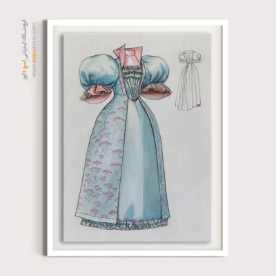 تابلو استایل زنانه با کیفیت چاپ بالا برای پذیرایی - بوسنا – تابلو فشن - اسپو دکور