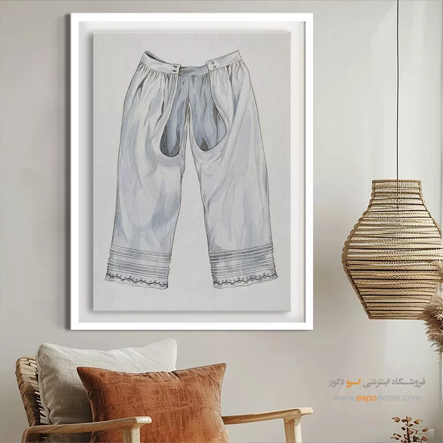 تابلو دخترانه فشن خاص برای اتاق دخترانه - لباس آتش نشان – تابلو فشن - اسپو دکور