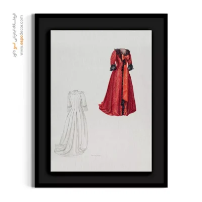 تابلو فشن دخترانه الهام‌گرفته از مد روز برای طراحی داخلی - لباس جسی بنگ – تابلو فشن - اسپو دکور