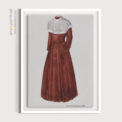 تابلو استایل زنانه جدید برای کادو تولد - ویکتوریایی – تابلو فشن - اسپو دکور