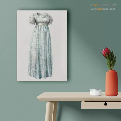 تابلو لباس شب الهام‌گرفته از مد روز برای بوتیک لباس
