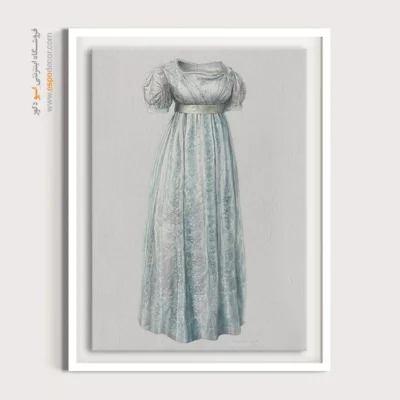 تابلو لباس شب الهامگرفته از مد روز برای بوتیک لباس - اروین شوابه – تابلو فشن - اسپو دکور
