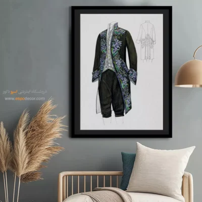 تابلو فشن دخترانه الهام‌گرفته از مد روز برای بوتیک لباس - کت هیومز – تابلو فشن - اسپو دکور