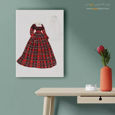 تابلو استایل زنانه الهامگرفته از مد روز برای اتاق نوجوان