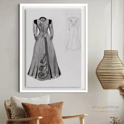 تابلو استایل خاص مدرن برای فضاهای شیک - اثر مری هیومز – تابلو فشن - اسپو دکور