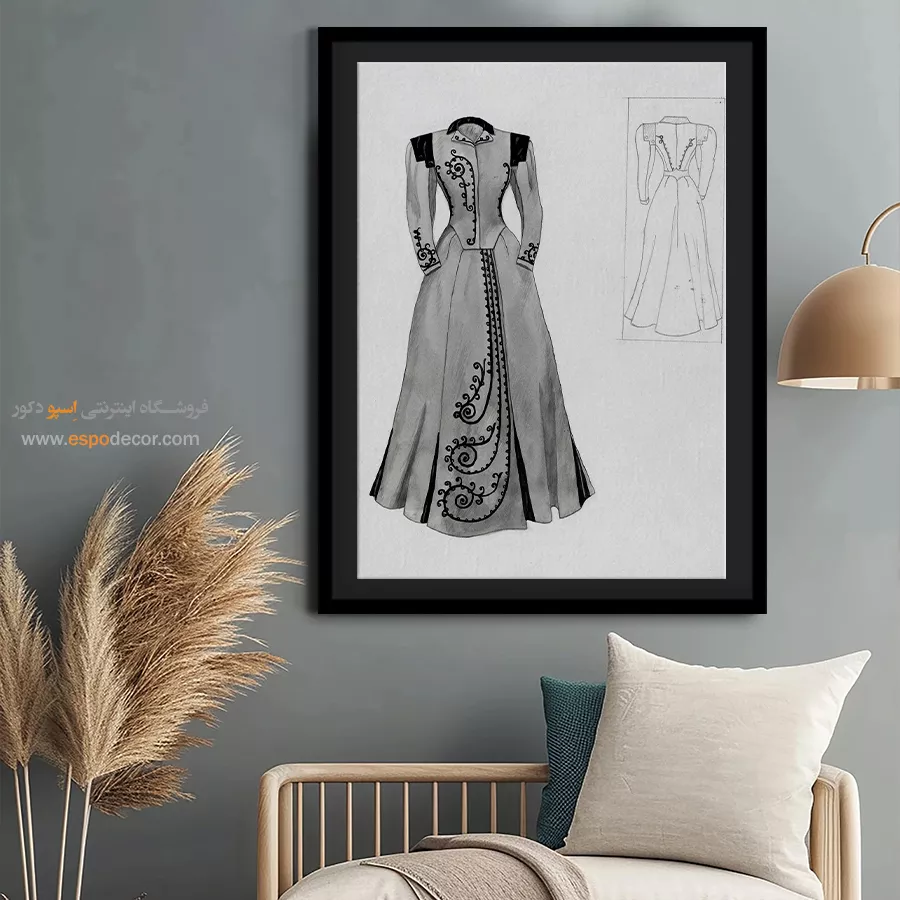 تابلو استایل خاص مدرن برای فضاهای شیک - اثر مری هیومز – تابلو فشن - اسپو دکور