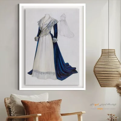 تابلو ژورنال مد شیک برای دکور خانه - توسکا – تابلو فشن - اسپو دکور