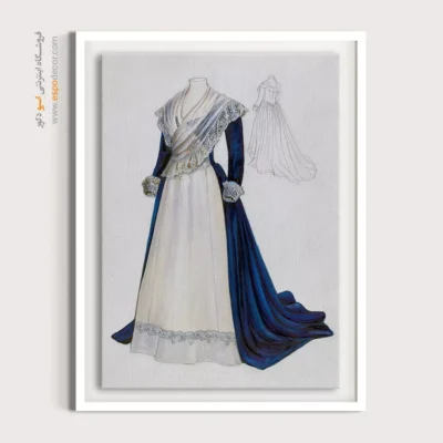 تابلو ژورنال مد شیک برای دکور خانه - توسکا – تابلو فشن - اسپو دکور