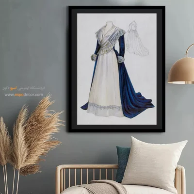 تابلو ژورنال مد شیک برای دکور خانه - توسکا – تابلو فشن - اسپو دکور