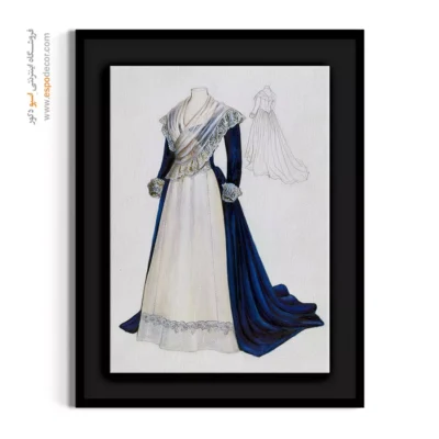 تابلو ژورنال مد شیک برای دکور خانه - توسکا – تابلو فشن - اسپو دکور