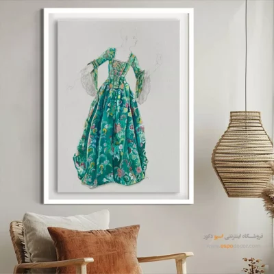 تابلو هنری فشن کلاسیک برای دیوار پذیرایی - گوئینت – تابلو فشن - اسپو دکور