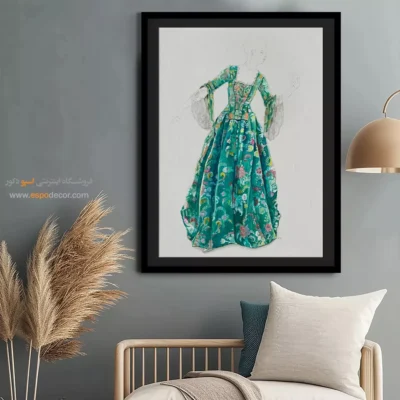 تابلو هنری فشن کلاسیک برای دیوار پذیرایی - گوئینت – تابلو فشن - اسپو دکور