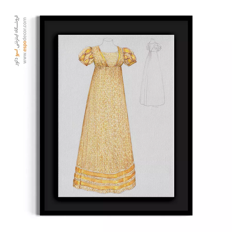 تابلو استایل سیاه و سفید برای بوتیک لباس - جک استالوف – تابلو فشن - اسپو دکور