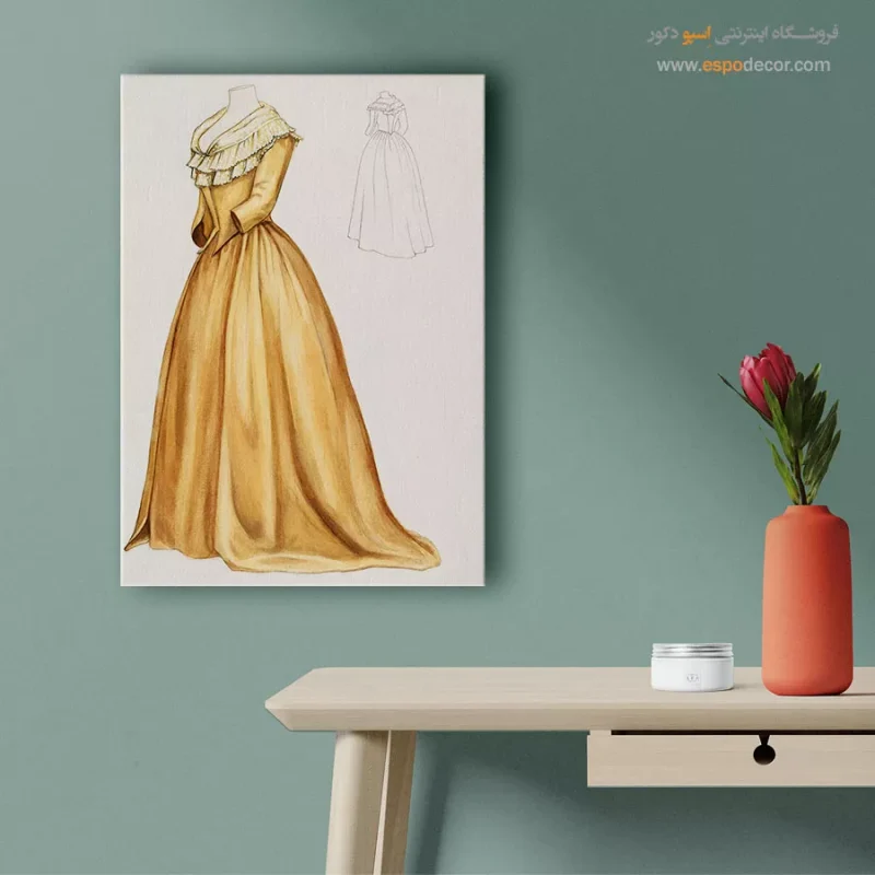 تابلو ژورنال مد خاص برای دیوار پذیرایی