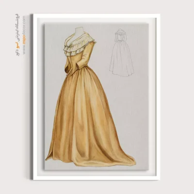 تابلو ژورنال مد خاص برای دیوار پذیرایی - جان فیلیپ 1817 – تابلو فشن - اسپو دکور