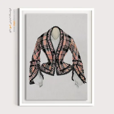 تابلو استایل مدرن برای اتاق نوجوان - روفل – تابلو فشن - اسپو دکور