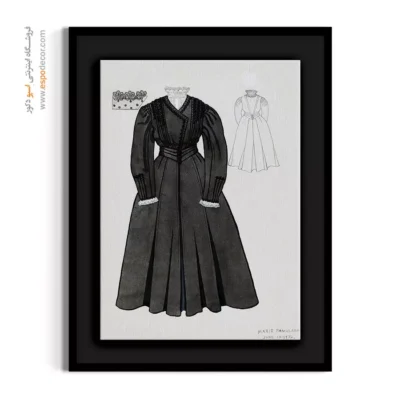 تابلو شو لباس شیک برای مدلینگ - لباس نامزدی مشکی – تابلو فشن - اسپو دکور