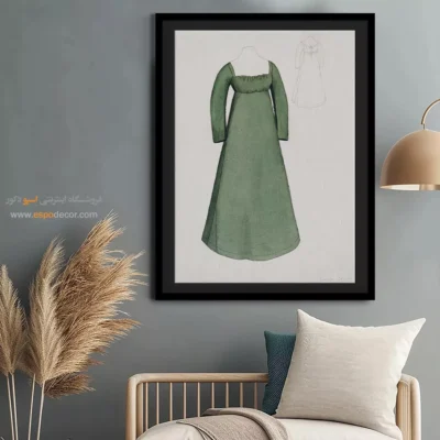 تابلو بوتیک لباس برای اتاق دخترانه - روبرتا – تابلو فشن - اسپو دکور