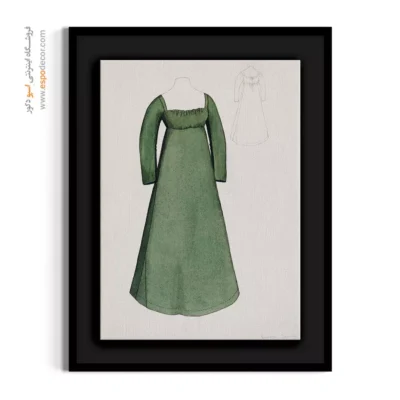 تابلو بوتیک لباس برای اتاق دخترانه - روبرتا – تابلو فشن - اسپو دکور