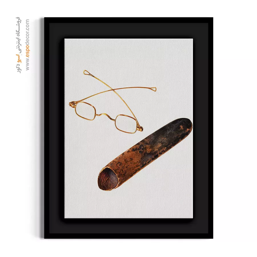 تابلو فشن لاکچری برای مدلینگ - عینک عتیقه – تابلو فشن - اسپو دکور