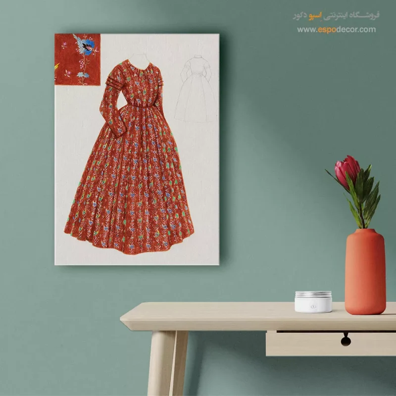 تابلو طراحی لباس زنانه برای فضاهای شیک