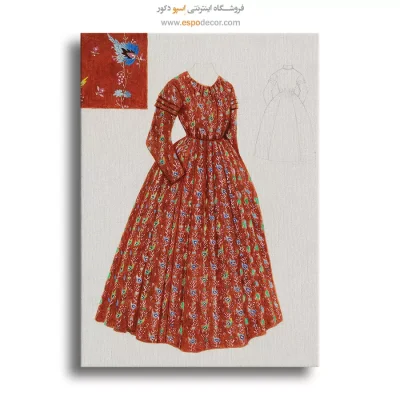 تابلو طراحی لباس زنانه برای فضاهای شیک