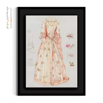 تابلو سالن زیبایی الهامگرفته از مد روز برای دیوار اتاق - پیراهن نامزدی – تابلو فشن - اسپو دکور