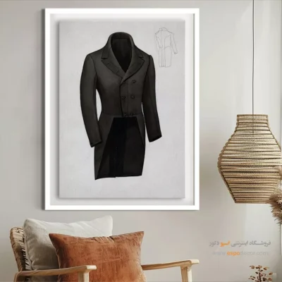 تابلو مدرن مدرن برای اتاق دخترانه - کت ویرجینیا – تابلو فشن - اسپو دکور