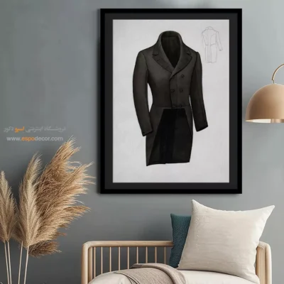 تابلو مدرن مدرن برای اتاق دخترانه - کت ویرجینیا – تابلو فشن - اسپو دکور