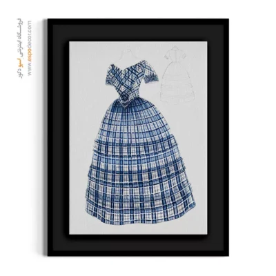 تابلو لباس مدرن برای مدلینگ - چارخانه آبی – تابلو فشن - اسپو دکور
