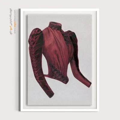 تابلو استایل خاص زنانه برای بوتیک لباس - پیانوفورته اثر کارتیه – تابلو فشن - اسپو دکور